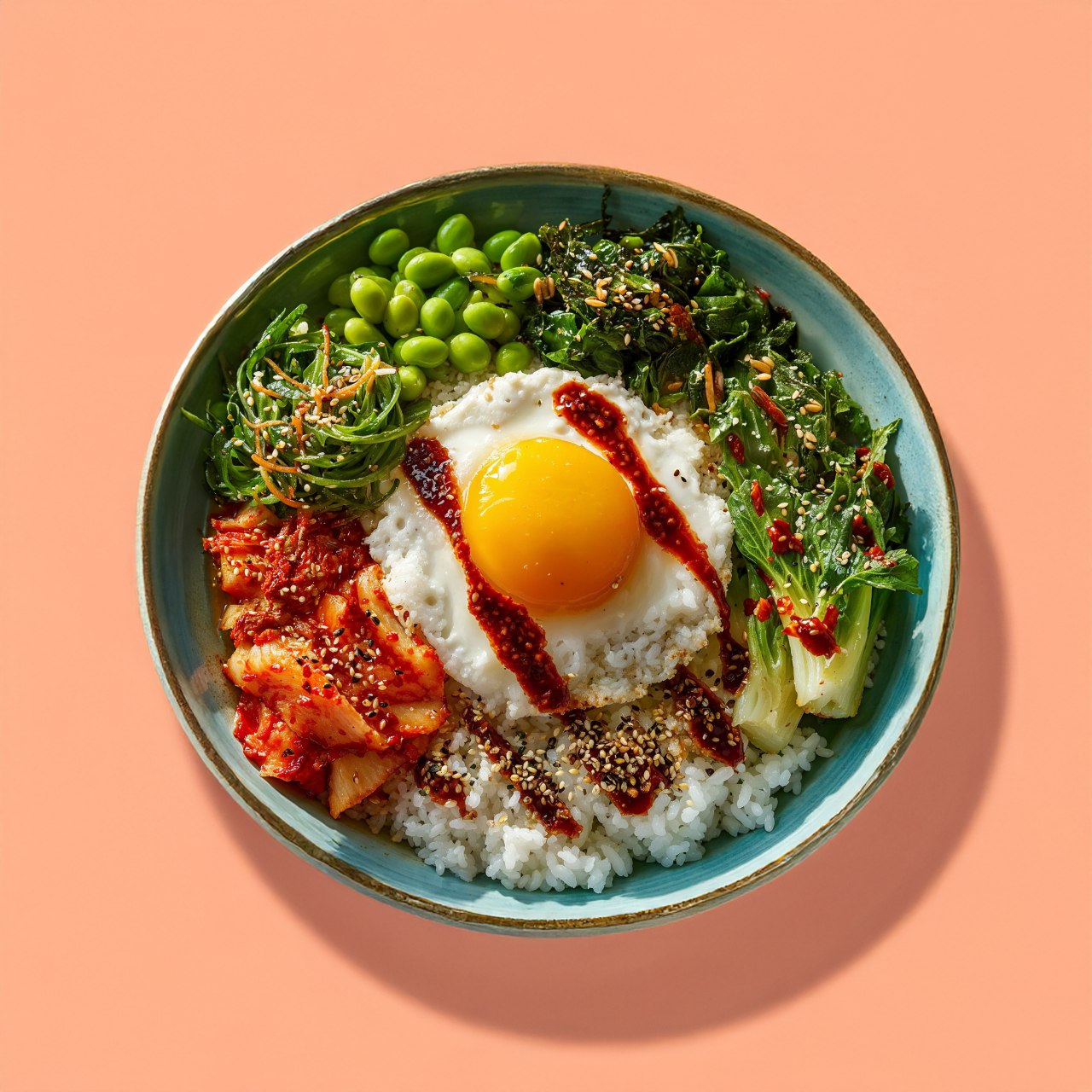 Spicy Kimchi Sushi Bowl