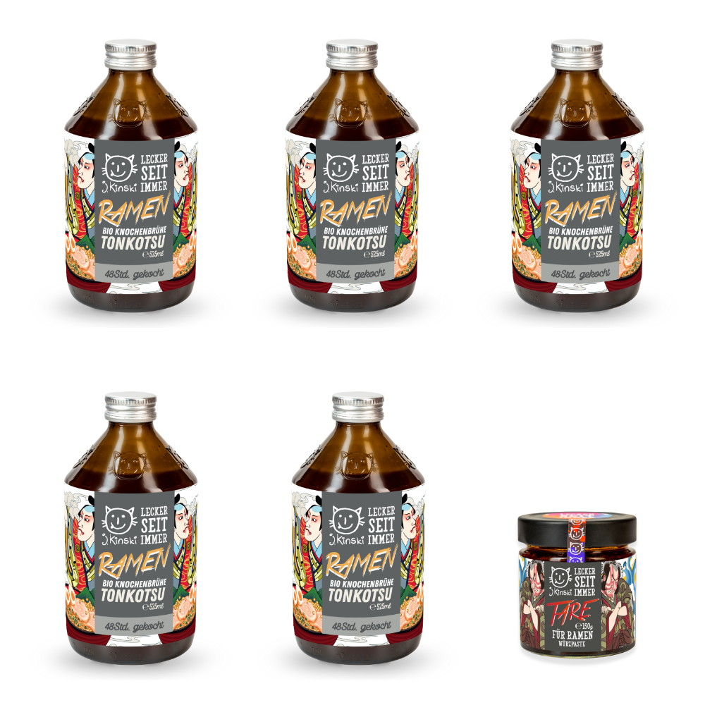 Organic Tonkotsu Bone Broth for Ramen 525ml