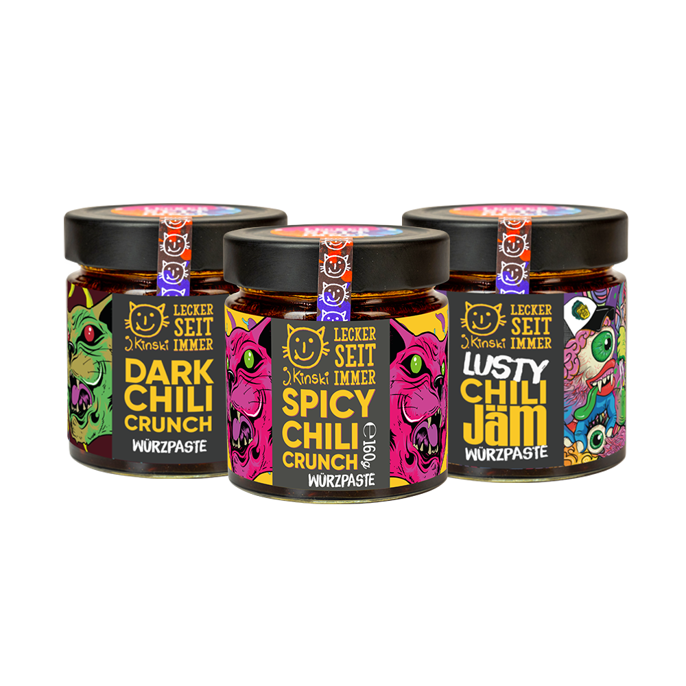 J.KINSKI FAVORITES BIO WÜRZPASTEN-BOX VEGAN 3er Pack