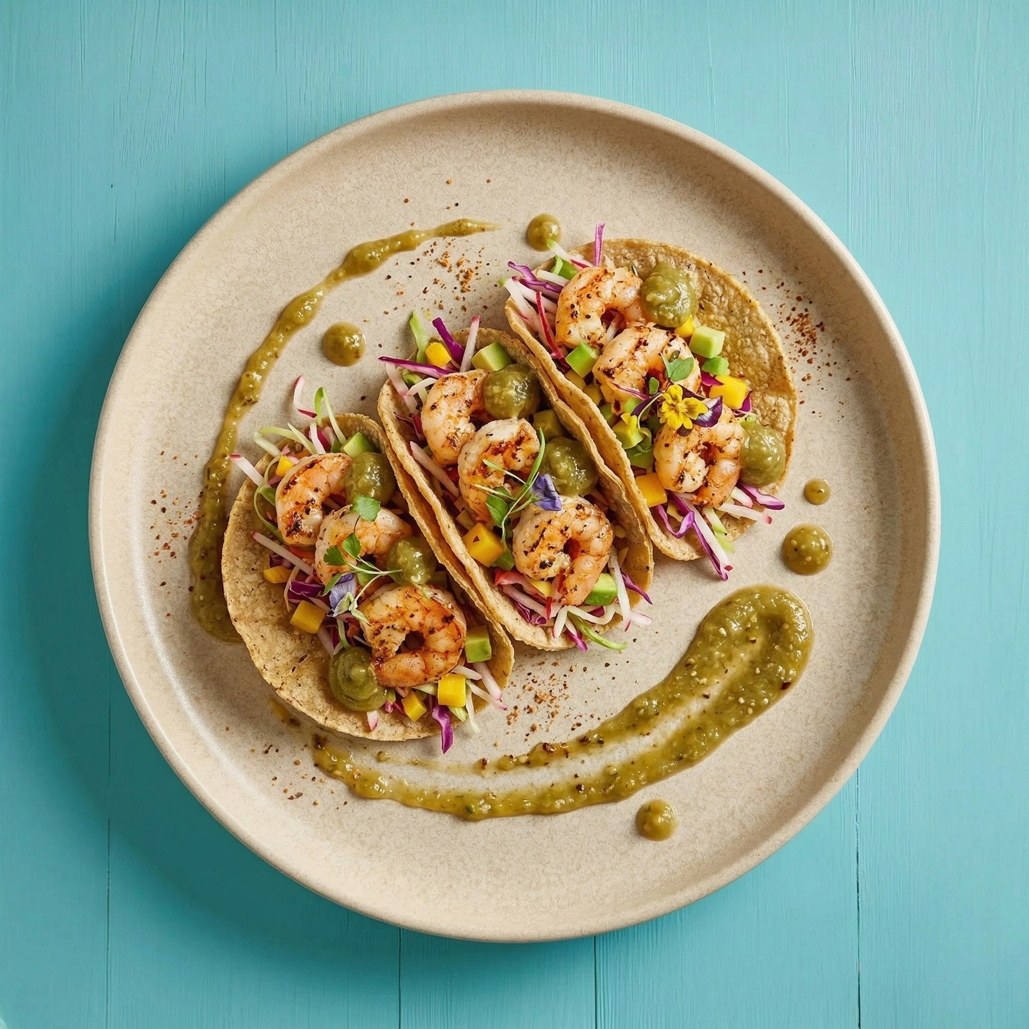 Jalapeño Drop Shrimp Tacos