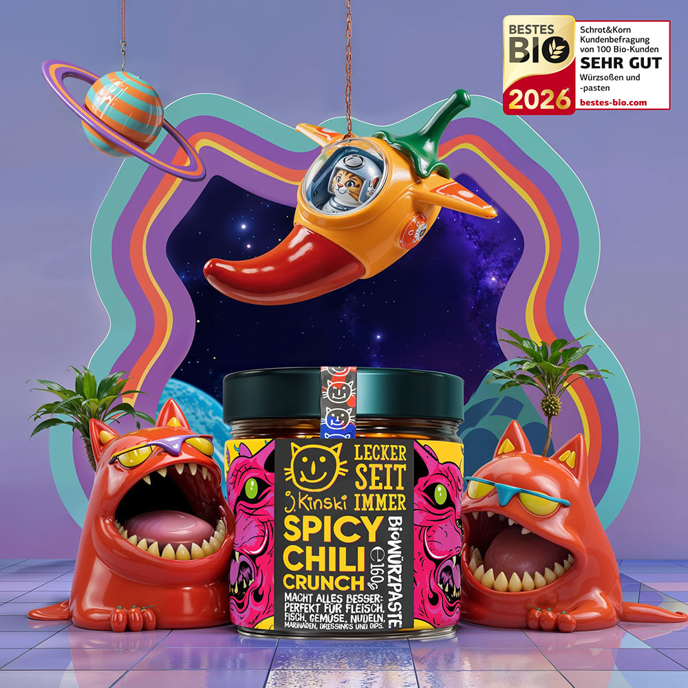 Organic Spicy Chili Crunch vegan 160g